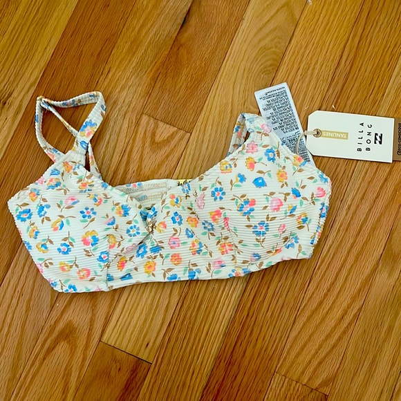 Billabong Other - Billabong Ditsy Dreamin DD Bralette Bikini Top Size Small